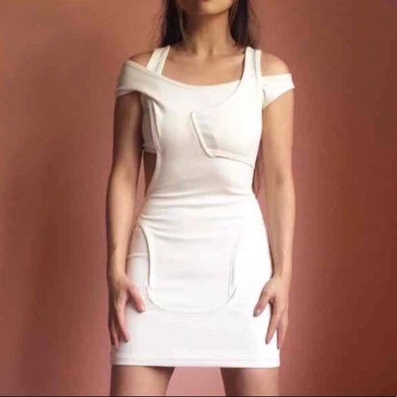 SOLD Alexander Wang Cut Out Ponte Dress - Picture 7 of 8